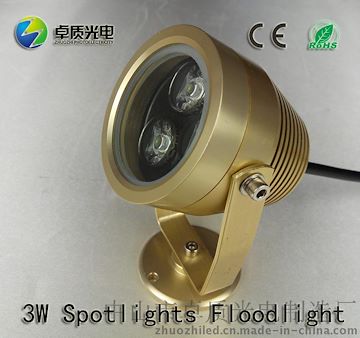 厂家直销3W5W6W LED大功率水底投光灯 RGB户外景观草坪投射灯IP68